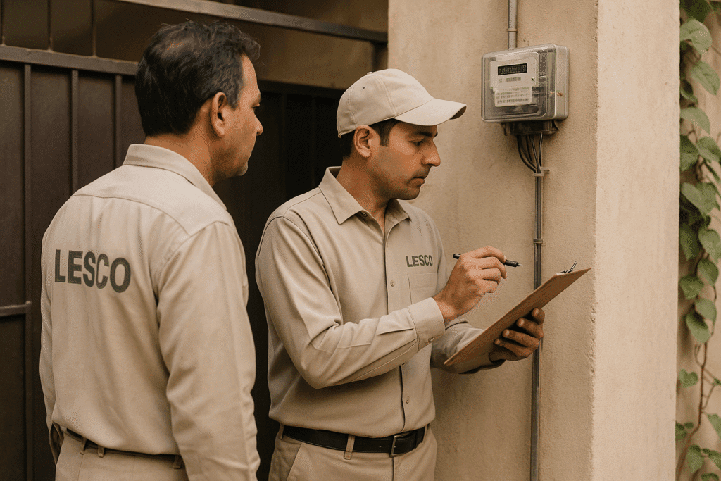 Call Lesco helpline for electricity issues